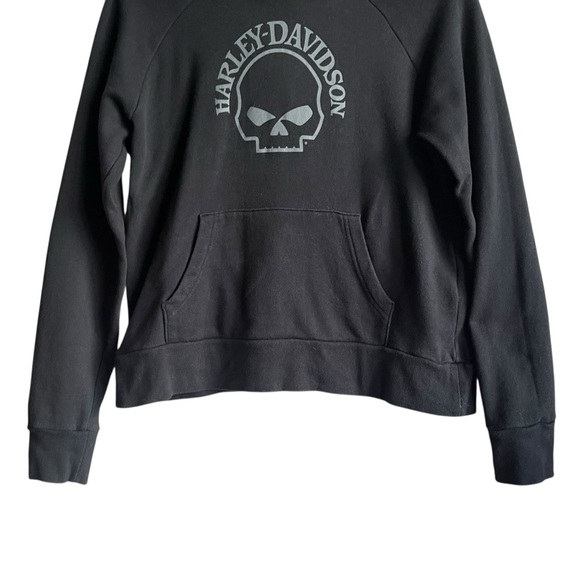 Harley-Davidson Willie G Skull Hoodie Women’s Medium Black - Picture 4 of 14